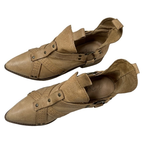 ANTHROPOLOGIE MATISSE Leather Pointed Toe Ankle Booties - Picture 4 of 15